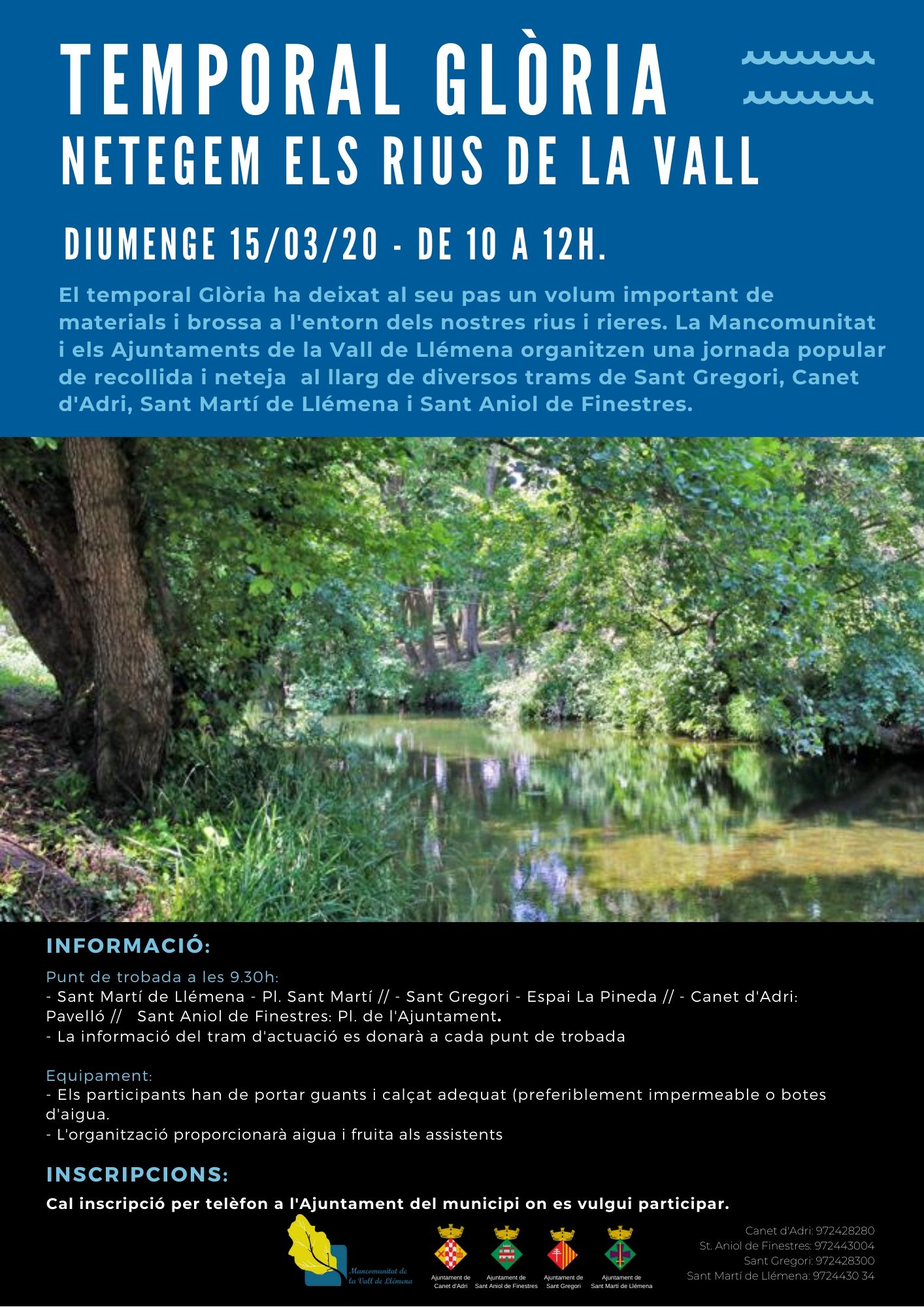 Netegem els rius de la Vall